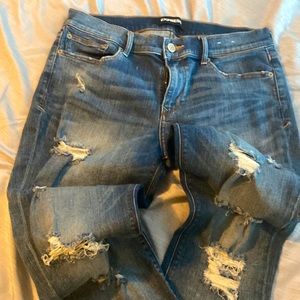 Express Skinny Ankle Jeans